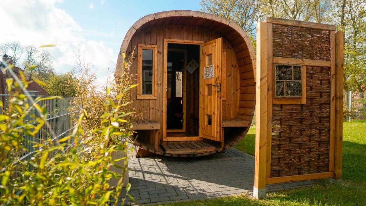 Haus Nordseeliebe mit Außensauna, Outdoor Dusche und Wallbox Dornum Exterior foto